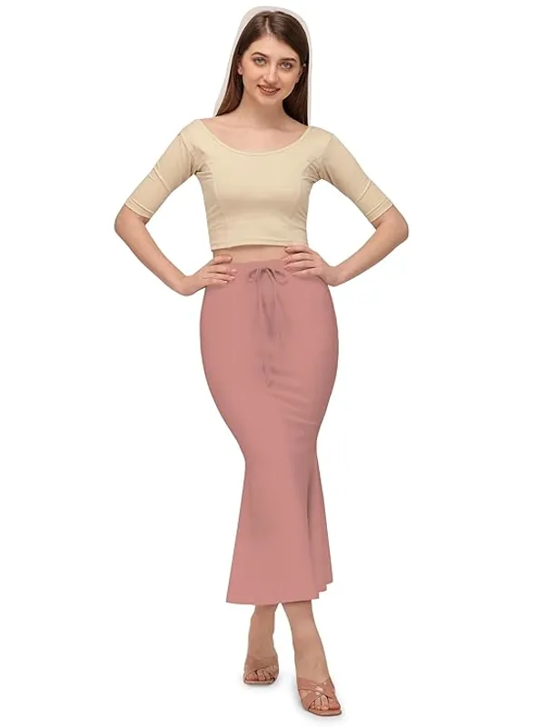 Onion_Pink_Lycra_Everyday_Comfort_Saree_Shapewear_For_Women