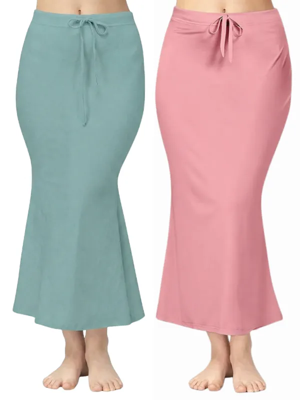 Pack_of_2__Cloud_&_Onion_Pink_Comfort_Lycra_4_Way_Fabric_Saree_Shapewear_For_Women