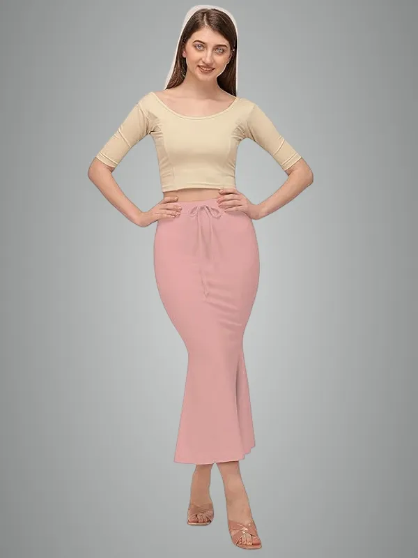 Peach_Lycra_Everyday_Comfort_Saree_Shapewear_For_Women