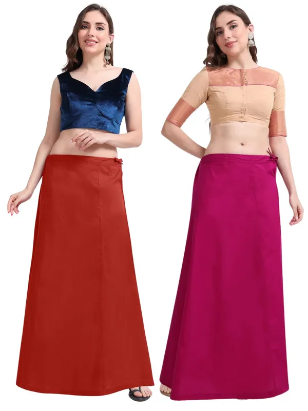 Premium_Cotton_Petticoat_-Pack_of_2_-Maroon_&_Pink