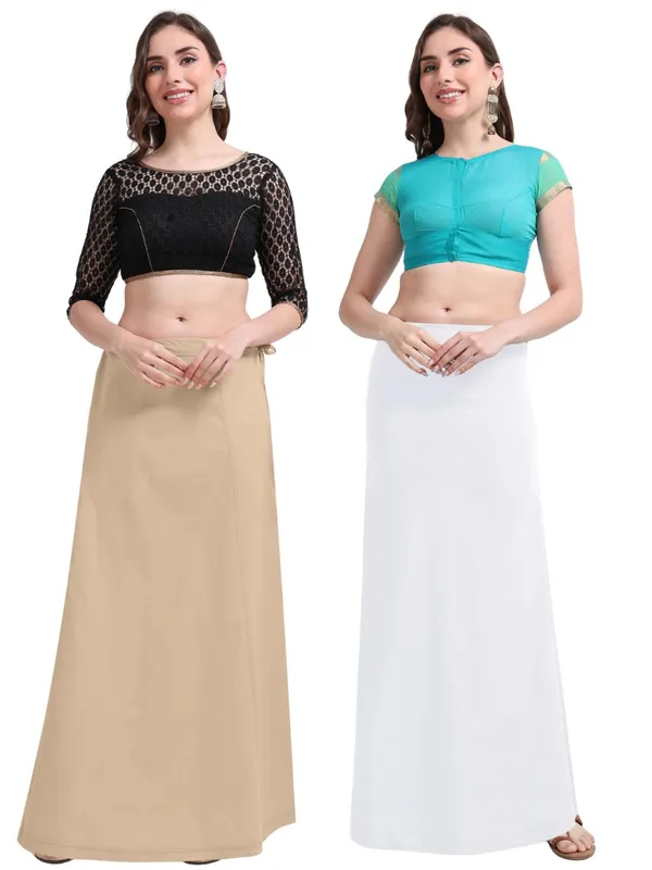 Premium_Cotton_Petticoat_-_Pack_of_2_-_Beige_&_White