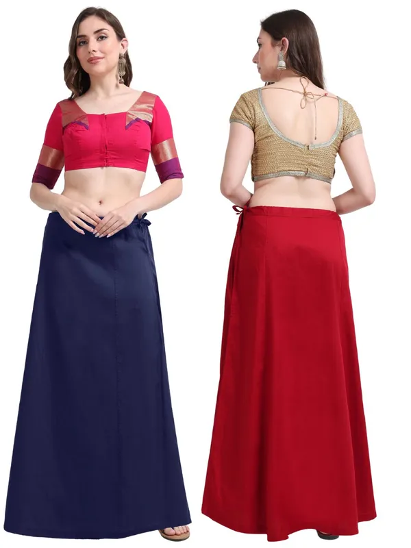 Premium_Cotton_Petticoat_-_Pack_of_2_-_Navy_&_Red