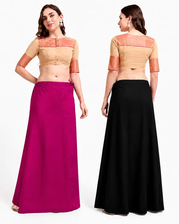 Premium_Cotton_Petticoat_-_Pack_of_2_-_Pink_&_Black