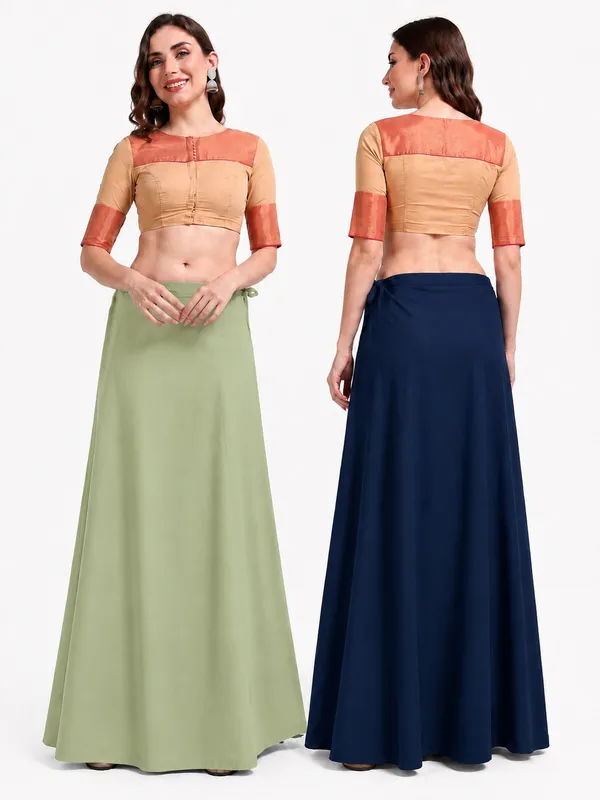 Premium_Cotton_Petticoat_-_Pack_of_2_-_Pista_&_Navy