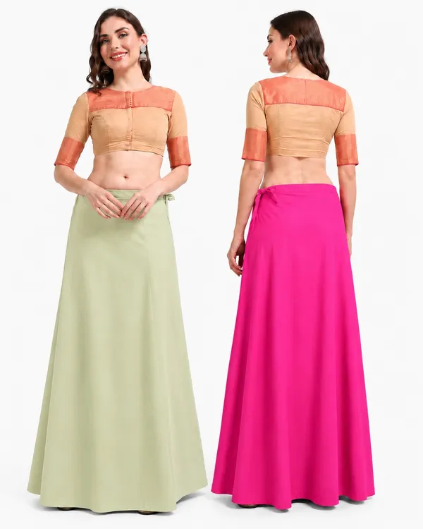 Premium_Cotton_Petticoat_-_Pack_of_2_-_Pista_&_Pink