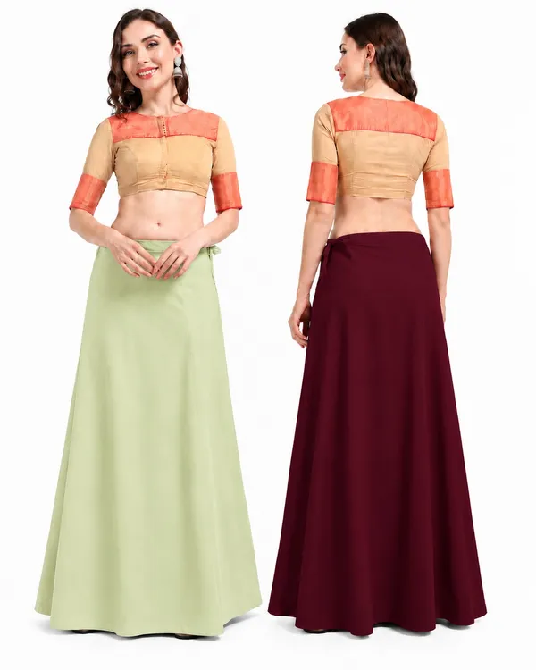 Premium_Cotton_Petticoat_-_Pack_of_2_-_Pista_&_Wine