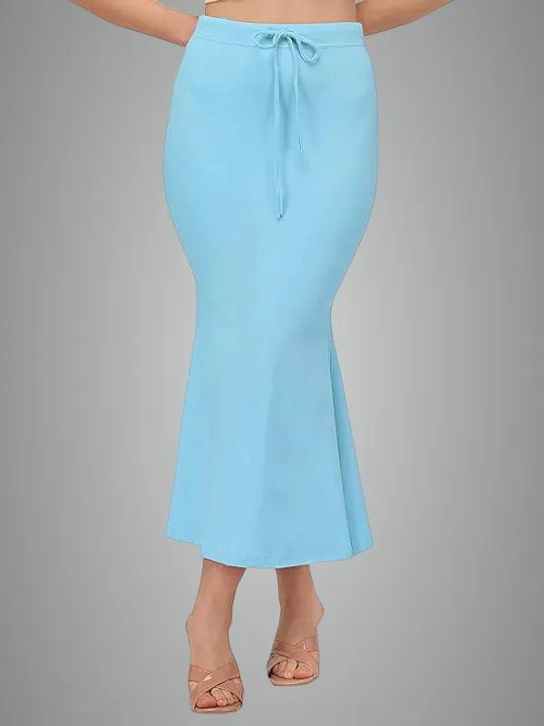 Sky_Blue_Lycra_Everyday_Comfort_Saree_Shapewear_For_Women