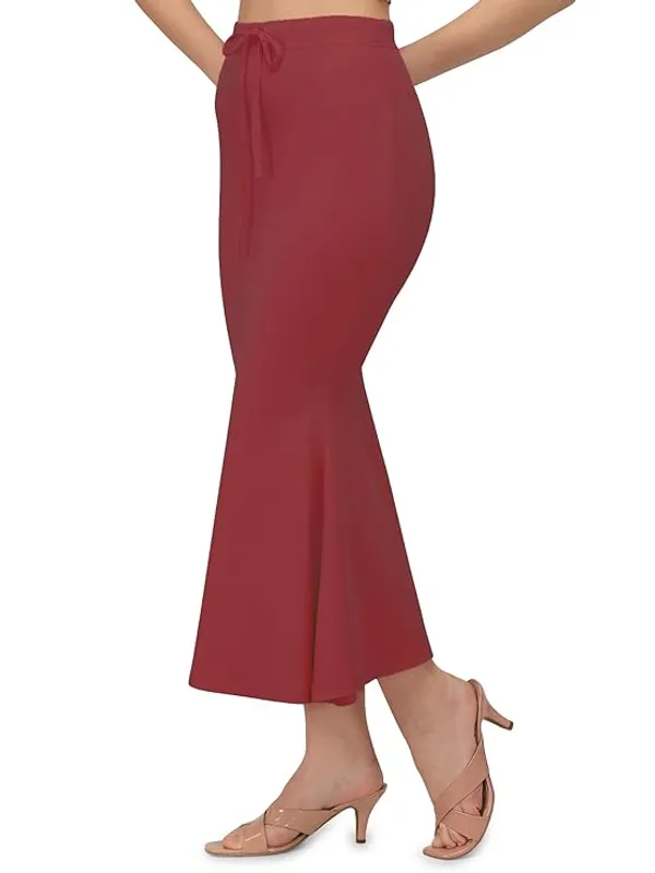 Maroon_Lycra_Everyday_Comfort_Saree_Shapewear_For_Women
