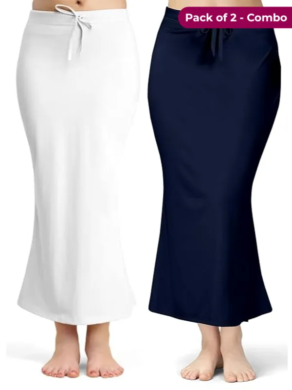 Pack_of_2_White_&_Navy_Comfort_Lycra_4_Way_Fabric_Saree_Shapewear_For_Women