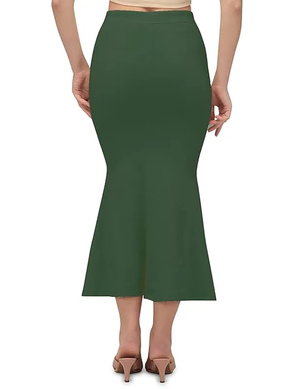 Dark_Green_Lycra_Everyday_Comfort_Saree_Shapewear_For_Women