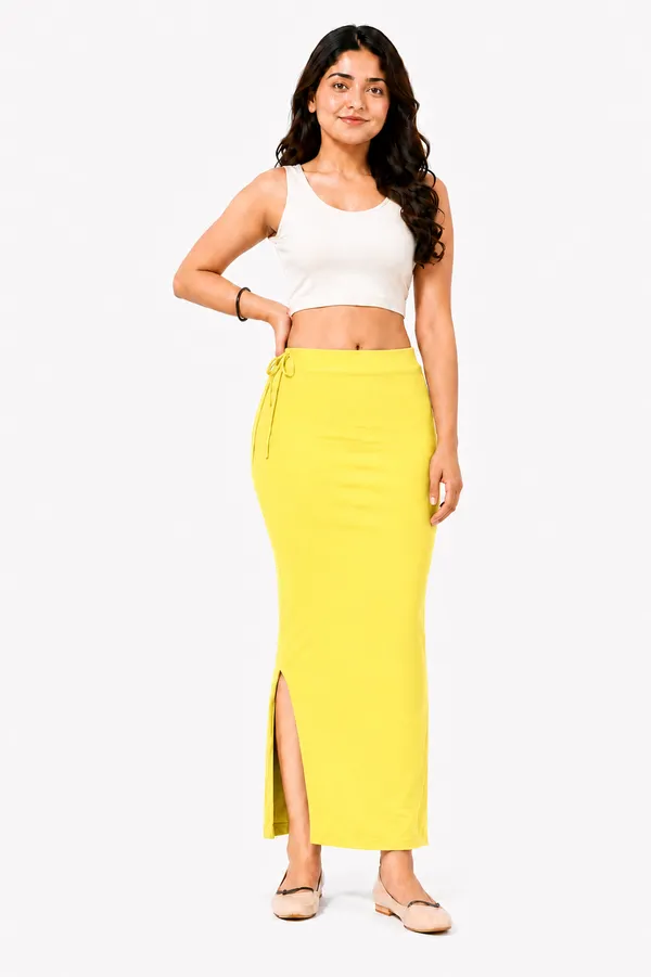 Premium_Saree_Shapewear_-_LemonYellow