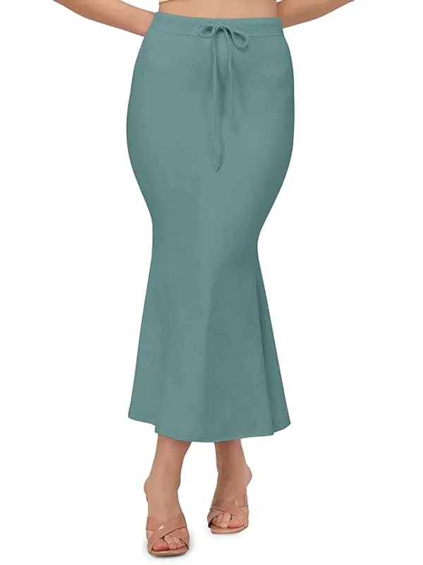 Sage_Green_Lycra_Everyday_Comfort_Saree_Shapewear_For_Women