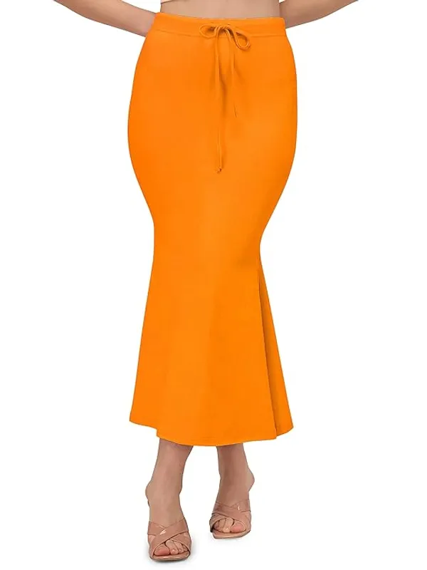 Orange_Lycra_Everyday_Comfort_Saree_Shapewear_For_Women