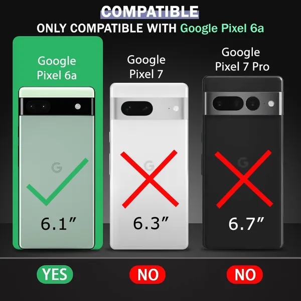Bumper_Black_Shockproof_Bumper_Crystal__Back_Case_Cover_Compatible_With_Google_Pixel_6A__Minimalist_Pc+Tpu_360_Protection_Tough_Rugged_Design