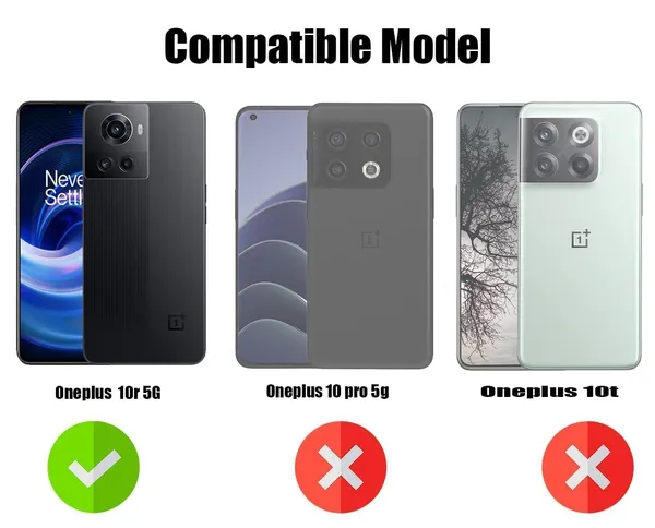Bumper_Black_Shockproof_Bumper_Crystal__Back_Case_Cover_Compatible_With_Oneplus_10R_5G_/_10R_Prime_5G_/_1+_Ace_5G__Minimalist_Pc+Tpu_360_Protection_Tough_Rugged_Design