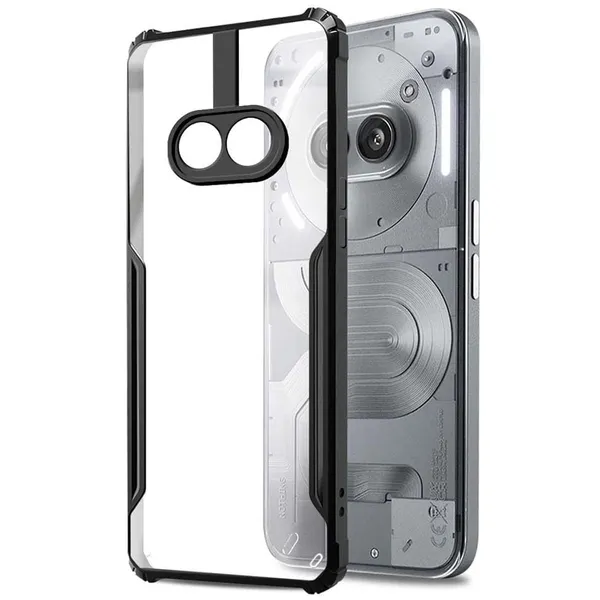 Bumper_Black_Shockproof_Bumper_Crystal__Back_Case_Cover_Compatible_With_Nothing_Phone_2A_/_Nothing_Phone_2A_Plus_5G__Minimalist_Pc+Tpu_360_Protection_Tough_Rugged_Design