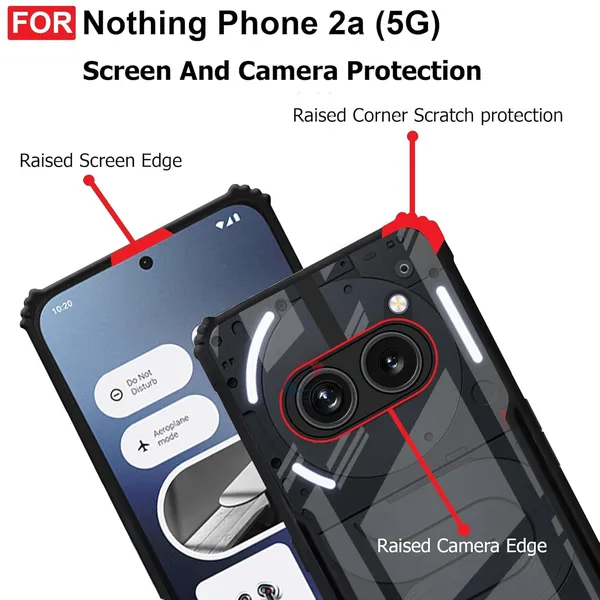 Bumper_Black_Shockproof_Bumper_Crystal__Back_Case_Cover_Compatible_With_Nothing_Phone_2A_/_Nothing_Phone_2A_Plus_5G__Minimalist_Pc+Tpu_360_Protection_Tough_Rugged_Design