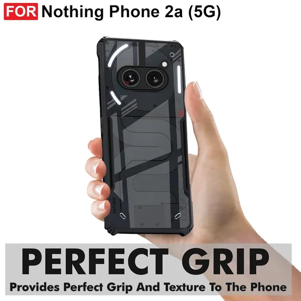 Bumper_Black_Shockproof_Bumper_Crystal__Back_Case_Cover_Compatible_With_Nothing_Phone_2A_/_Nothing_Phone_2A_Plus_5G__Minimalist_Pc+Tpu_360_Protection_Tough_Rugged_Design