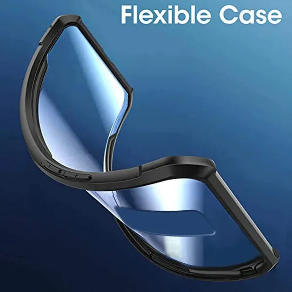 Bumper_Black_Shockproof_Bumper_Crystal__Back_Case_Cover_Compatible_With_Vivo_V17_Pro__Minimalist_Pc+Tpu_360_Protection_Tough_Rugged_Design
