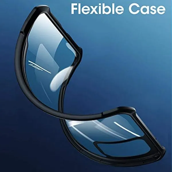 Bumper_Black_Shockproof_Bumper_Crystal__Back_Case_Cover_Compatible_With_Samsung_Galaxy_M31_/_M21S_/_M31_Prime_/_F41__Minimalist_Pc+Tpu_360_Protection_Tough_Rugged_Design