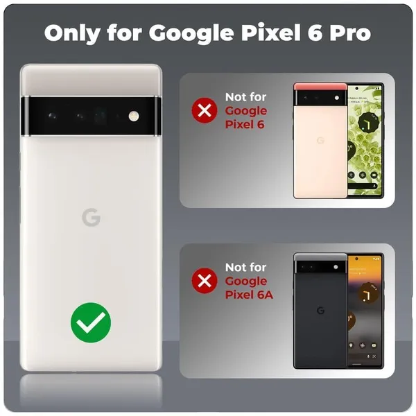 Bumper_Black_Shockproof_Bumper_Crystal__Back_Case_Cover_Compatible_With_Google_Pixel_6_Pro__Minimalist_Pc+Tpu_360_Protection_Tough_Rugged_Design