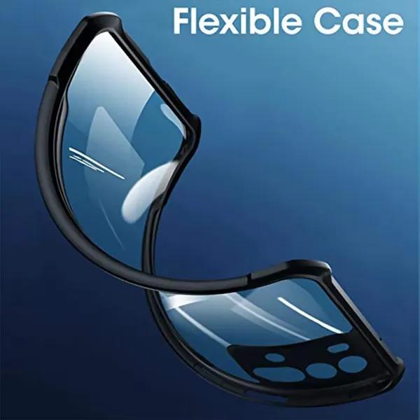 Bumper_Black_Shockproof_Bumper_Crystal__Back_Case_Cover_Compatible_With_Xiaomi_Redmi_9_Power/Redmi_9T_/_Redmi_Note_9_4G__Minimalist_Pc+Tpu_360_Protection_Tough_Rugged_Design