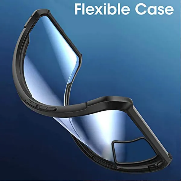 Bumper_Black_Shockproof_Bumper_Crystal__Back_Case_Cover_Compatible_With_Apple_Iphone_11_6.1__Minimalist_Pc+Tpu_360_Protection_Tough_Rugged_Design