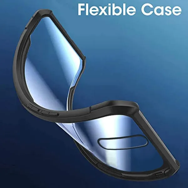 Bumper_Black_Shockproof_Bumper_Crystal__Back_Case_Cover_Compatible_With_Oneplus_8/1+8__Minimalist_Pc+Tpu_360_Protection_Tough_Rugged_Design