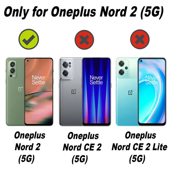 Bumper_Black_Shockproof_Bumper_Crystal__Back_Case_Cover_Compatible_With_Oneplus_Nord_2_5G_/_1+Nord_2_5G__Minimalist_Pc+Tpu_360_Protection_Tough_Rugged_Design