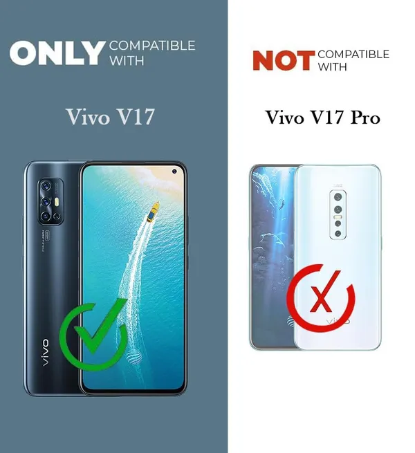 Bumper_Black_Shockproof_Bumper_Crystal__Back_Case_Cover_Compatible_With_Vivo_V17_/_S1_Pro__Minimalist_Pc+Tpu_360_Protection_Tough_Rugged_Design