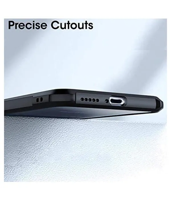 Bumper_Black_Shockproof_Bumper_Crystal__Back_Case_Cover_Compatible_With_Iphone_6_Plus_/_6S_Plus__Minimalist_Pc+Tpu_360_Protection_Tough_Rugged_Design