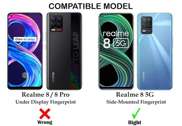 Bumper_Black_Shockproof_Bumper_Crystal__Back_Case_Cover_Compatible_With_Realme_8_5G_/_Narzo_30_5G__Minimalist_Pc+Tpu_360_Protection_Tough_Rugged_Design