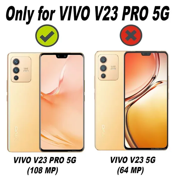 Bumper_Black_Shockproof_Bumper_Crystal__Back_Case_Cover_Compatible_With_Vivo_V23_Pro/Vivo_S12_Pro_5G__Minimalist_Pc+Tpu_360_Protection_Tough_Rugged_Design