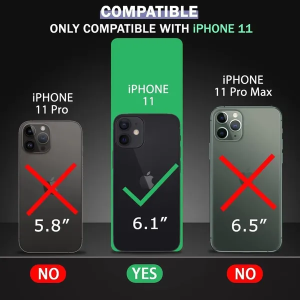 Clear_Corner_Raise_Corner_Ultra_Hybrid_Crystal_Back_Case_Cover_Compatible_With_Iphone_11__Tough_360_Bumper_Protection_Rugged_Shockproof_Design
