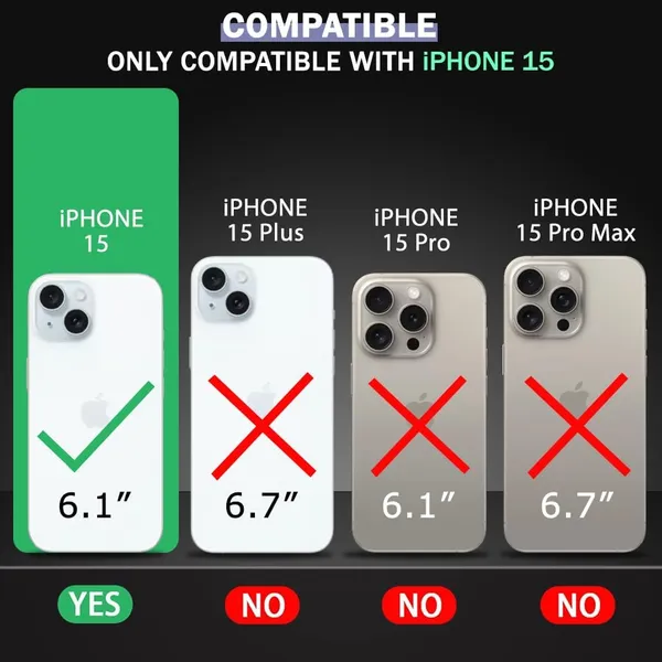 Clear_Corner_Raise_Corner_Ultra_Hybrid_Crystal_Back_Case_Cover_Compatible_With_Iphone_15__Tough_360_Bumper_Protection_Rugged_Shockproof_Design