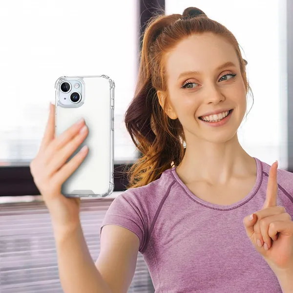 Clear_Corner_Raise_Corner_Ultra_Hybrid_Crystal_Back_Case_Cover_Compatible_With_Iphone_15__Tough_360_Bumper_Protection_Rugged_Shockproof_Design