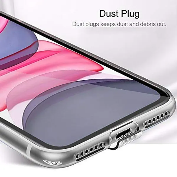 Clear_Dust_Plug_2Mm_Antiskid_Dust_Plug_Crystal__Back_Case_Cover_Compatible_With_Iphone_11__Best_Camera_Protection__Inbuilt_Slim_Antislip_Grip__Ultra_Slim