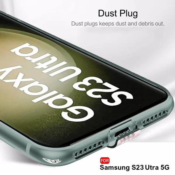 Clear_Dust_Plug_2Mm_Antiskid_Dust_Plug_Crystal__Back_Case_Cover_Compatible_With_Samsung_Galaxy_S23_Ultra__Best_Camera_Protection__Inbuilt_Slim_Antislip_Grip__Ultra_Slim