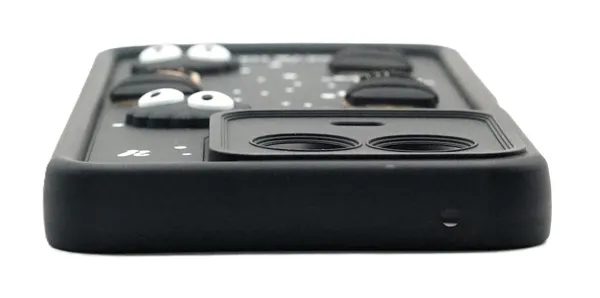 Coffee_Black_Coffee_Tpu_Silicone_Back_Case_Cover_Compatible_With_Realme_11X__Cute_Fun_Cartoon_3D_Ball__Full_Body_Protection__Camera_Protection