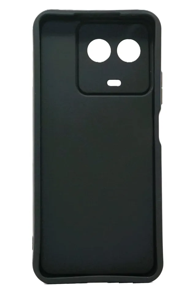 Coffee_Black_Coffee_Tpu_Silicone_Back_Case_Cover_Compatible_With_Realme_11X__Cute_Fun_Cartoon_3D_Ball__Full_Body_Protection__Camera_Protection
