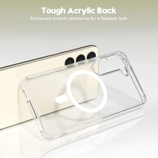 Clear_MagSafe_Hard_Back_Cover_Case_Magsafe_Compatible_With_Samsung_Galaxy_S23_Fe_5G__Wireless_Charging__Ultrahybrid_Full_Body_Protection