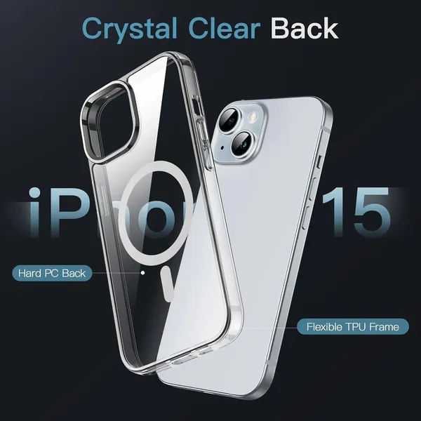 Clear_MagSafe_Hard_Back_Cover_Case_Magsafe_Compatible_With_Iphone_15__Wireless_Charging__Ultrahybrid_Full_Body_Protection
