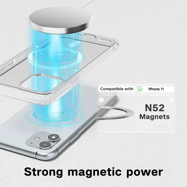 Clear_MagSafe_Hard_Back_Cover_Case_Magsafe_Compatible_With_Iphone_12/12_Pro__Wireless_Charging__Ultrahybrid_Full_Body_Protection