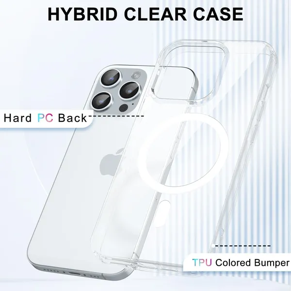 Clear_MagSafe_Hard_Back_Cover_Case_Magsafe_Compatible_With_Iphone_12_Pro_Max__Wireless_Charging__Ultrahybrid_Full_Body_Protection