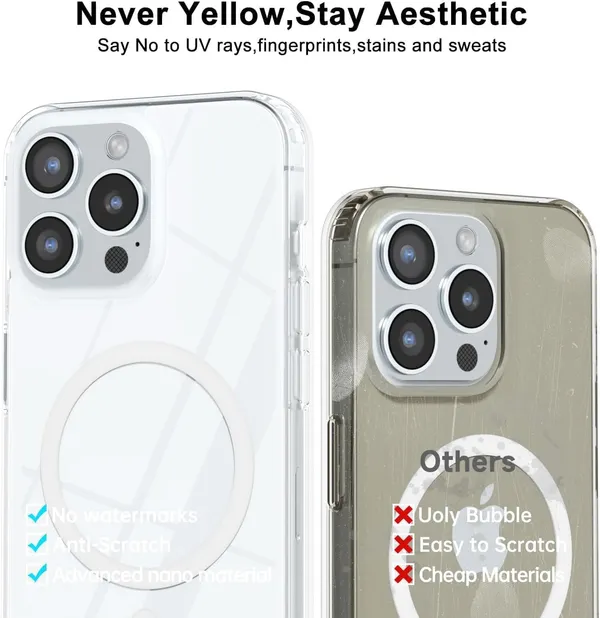 Clear_MagSafe_Hard_Back_Cover_Case_Magsafe_Compatible_With_Iphone_12_Pro_Max__Wireless_Charging__Ultrahybrid_Full_Body_Protection