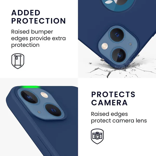 Silicone_Dark_Blue_Velvet_Silicone_Back_Case_Cover_For_Iphone_13_/_Iphone_14__Soft_Like_Silk_Liquid_Touch_In_Slim_Flexible_Matte_Finish__Inner_Microfiber_&_Raised_Rubberised_Camera_Protection_Dark_Blue