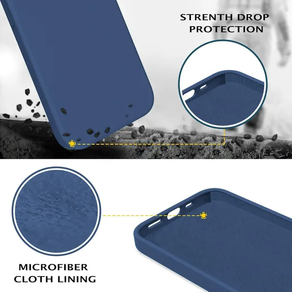 Silicone_Dark_Blue_Velvet_Silicone_Back_Case_Cover_For_Iphone_13_/_Iphone_14__Soft_Like_Silk_Liquid_Touch_In_Slim_Flexible_Matte_Finish__Inner_Microfiber_&_Raised_Rubberised_Camera_Protection_Dark_Blue