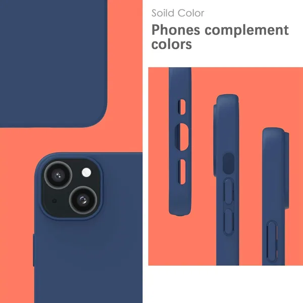 Silicone_Dark_Blue_Velvet_Silicone_Back_Case_Cover_For_Iphone_13_/_Iphone_14__Soft_Like_Silk_Liquid_Touch_In_Slim_Flexible_Matte_Finish__Inner_Microfiber_&_Raised_Rubberised_Camera_Protection_Dark_Blue
