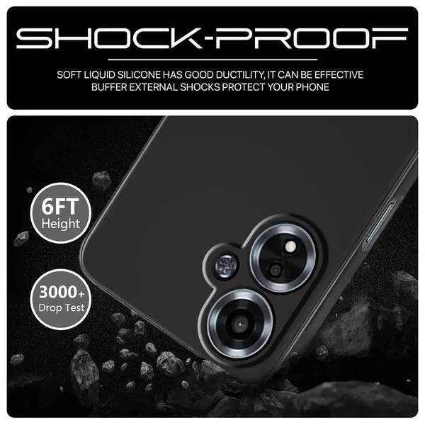 Silicone_Black_Velvet_Silicone_Back_Case_Cover_For_Oppo_A59_5G__Soft_Like_Silk_Liquid_Touch_In_Slim_Flexible_Matte_Finish__Inner_Microfiber_&_Raised_Rubberised_Camera_Protection