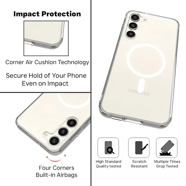 Clear_MagSafe_Hard_Back_Cover_Case_Magsafe_Compatible_With_Samsung_Galaxy_S23_5G__Wireless_Charging__Ultrahybrid_Full_Body_Protection